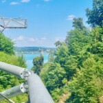 Panoramasteg in der Marienschlucht, im Hintergrund der See